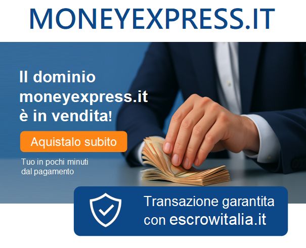 Anteprima logo moneyexpress.it – dominio per soluzioni fintech e digitali